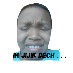 [LINEスタンプ] Wajah Abstrak