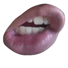 [LINEスタンプ] Cringe mouth