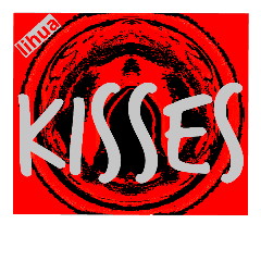 [LINEスタンプ] KISSES stamp and XOXO stamp of lihua