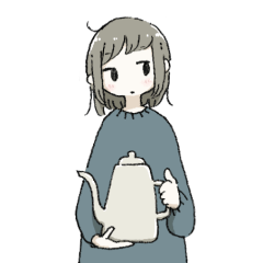 [LINEスタンプ] 少女と休日スタンプ