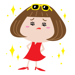 [LINEスタンプ] ツンツン女子