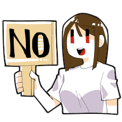 [LINEスタンプ] オコトワリガール