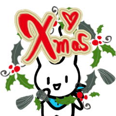 [LINEスタンプ] Little rabbit Titi Christmas (ani ver.2)