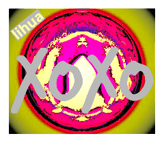 [LINEスタンプ] XOXO stamp (a squid ) of lihua