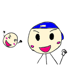 [LINEスタンプ] 棒人間家族