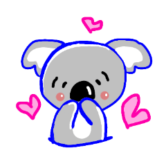 [LINEスタンプ] 癒し系コアラ