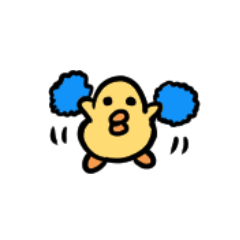 [LINEスタンプ] ほぼひよこ