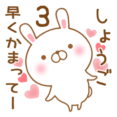 [LINEスタンプ] 大好きなしょうごに送るスタンプ3