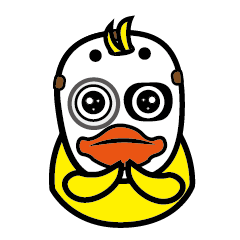 [LINEスタンプ] Masked Duck