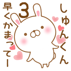 [LINEスタンプ] 大好きなしゅんくんに送るスタンプ3