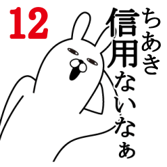 [LINEスタンプ] ちあきが使う面白名前スタンプ12