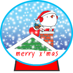 [LINEスタンプ] Merry X'Mas ＆ Happy New Year by Snowman
