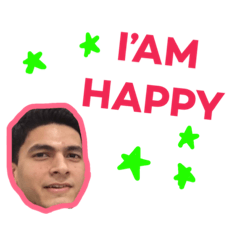 [LINEスタンプ] I AM HAPPY V.1