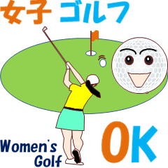 女子 ゴルフ MV