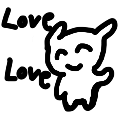 [LINEスタンプ] White Rabbit From The Moon