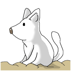 [LINEスタンプ] シャム もぐら シロネコ 白猫 毎日つかえるの画像（メイン）