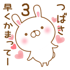 [LINEスタンプ] 大好きなつばさに送るスタンプ3