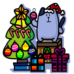 [LINEスタンプ] Du A HO cat's Merry Christmas