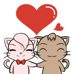 [LINEスタンプ] Vincent and Ariel