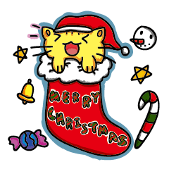 [LINEスタンプ] MI MEOW CAT Christmasの画像（メイン）