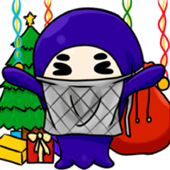 [LINEスタンプ] Follow Ninja TACO spend Christmas