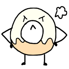 [LINEスタンプ] Donut emotion
