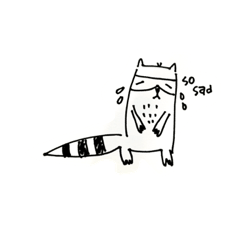 [LINEスタンプ] Fluffy troubles