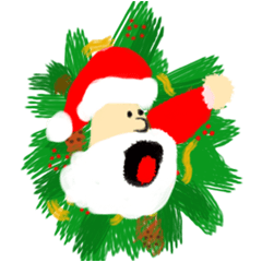 [LINEスタンプ] santa and his friends