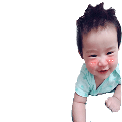 [LINEスタンプ] Cute Baby Hsu Hsiao Kou