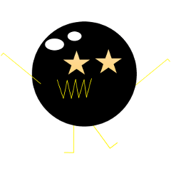 [LINEスタンプ] Cannon ball