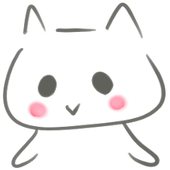 [LINEスタンプ] ゆるっと可愛い子猫のスタンプの画像（メイン）