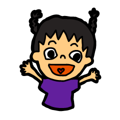 [LINEスタンプ] Abby painted the world - daily life