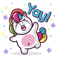 [LINEスタンプ] Cutie Unicorn