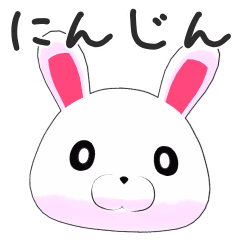 [LINEスタンプ] ぬるぬる動くウサギの画像（メイン）