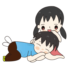 [LINEスタンプ] ベトナム語 ティーちゃん