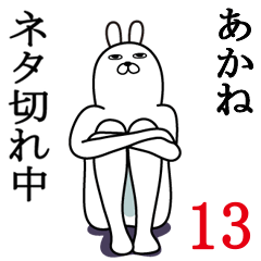 [LINEスタンプ] あかねが使う面白名前スタンプ13