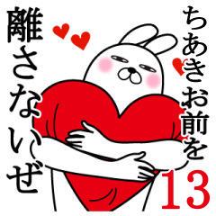 [LINEスタンプ] ちあきが使う面白名前スタンプ13