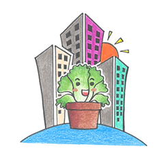 [LINEスタンプ] Urban vegetable