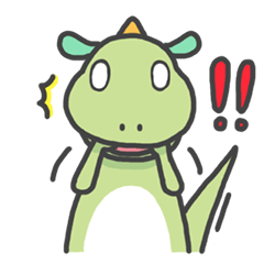 [LINEスタンプ] Dinosaur Dog-Short