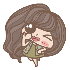 [LINEスタンプ] BonnyGirl