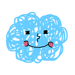 [LINEスタンプ] Little Cloud Man