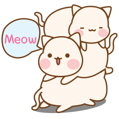 [LINEスタンプ] Milkmilk cat