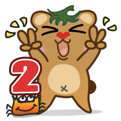 [LINEスタンプ] Tomato Bear Daily Part 2