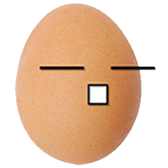 [LINEスタンプ] Lonely egg