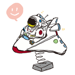 [LINEスタンプ] I'm a spaceman