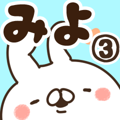 [LINEスタンプ] 【みよ】専用3の画像（メイン）