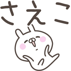 [LINEスタンプ] ☆★さえこ★☆ベーシックパック