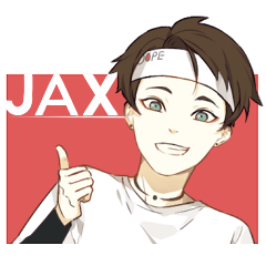 [LINEスタンプ] Introducing JAX