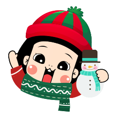 [LINEスタンプ] The happy winter of Kwiyomi