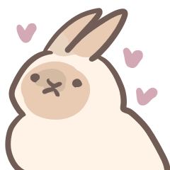 [LINEスタンプ] rabbit bubu